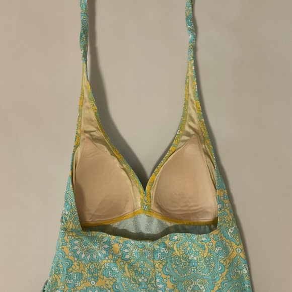 Lands End Halter Tankini Top, Size 8 - Picture 2 of 3